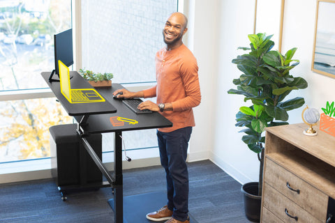 Full Size Standing Desks:  Manual Height Adjustable