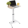 Maple-wood-print | The Stand Steady Cruizer Podium has pneumatic height adjustments for easy sit to stand solutions.