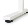 Close-up image of the Tranzendesk standing desk's leveling feet.