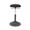 Black | Active Motion Wobble Stool with cushion.