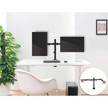 Customize your screen placement to optimize your productivity with the two monitor mount by Stand Steady.