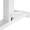 White | Use the pneumatic foot pedal for easy smooth height adjustment and go from sitting to standing.