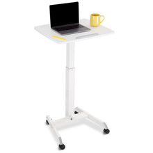 White | Equipped with a tilting white, powder-coated desktop and easy height adjustment, the Cruizer 360 is perfect for working anywhere.