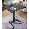 Lifestyle image of the Cruizer mobile podium in a home office setting.