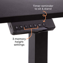 Raise and lower your Cruizer standing desk with a programable control panel.