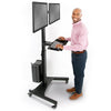 A height adjustable will help you put all of your items at the perfect ergonomic level.