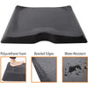 The Mountain Mat standing mat is made of water-resistant polyurethane foam and  has beveled edges.