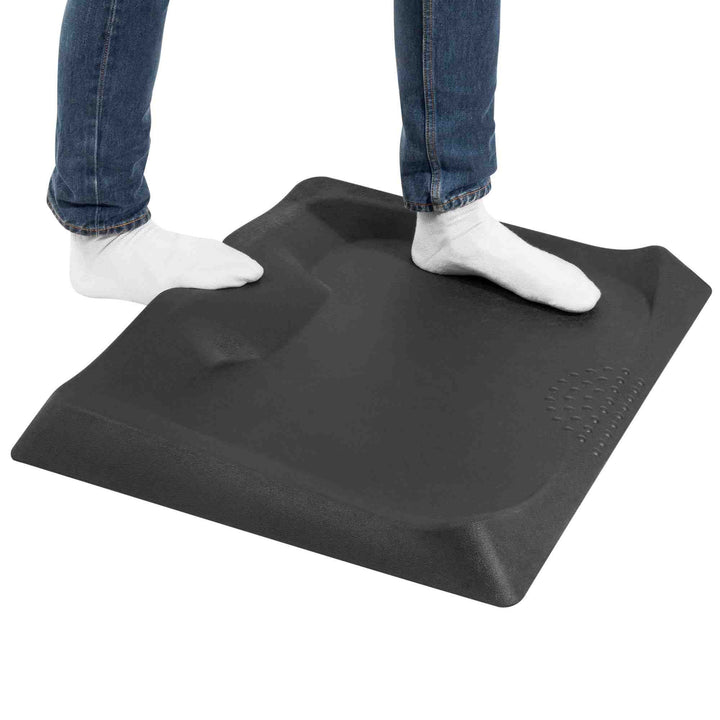Stand Steady Mountain Mat | Anti Fatigue Mat for Active Standing |  Ergonomic Standing Mat with Raised Gel Foam Padding for Calf & Arch Support  