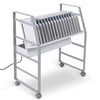 The Line Leader 16 unit open charging cart by Stand Steady.