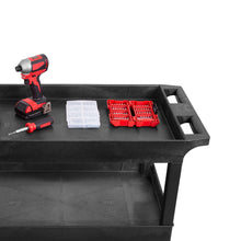 Black | four-tub-shelves | large | This multipurpose Tubstr tool cart is ideal for any garage or warehouse space.
