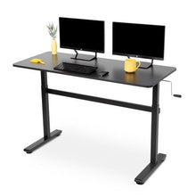 Black | none | Stand Steady Tranzendesk standing desk with a 55 inch desktop.
