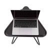 Black | The Vertex end table easily fits your laptop or notebook for the perfect compact worksurface.