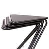Black | The Vertex c-shaped laptop stands stack together seamlessly.