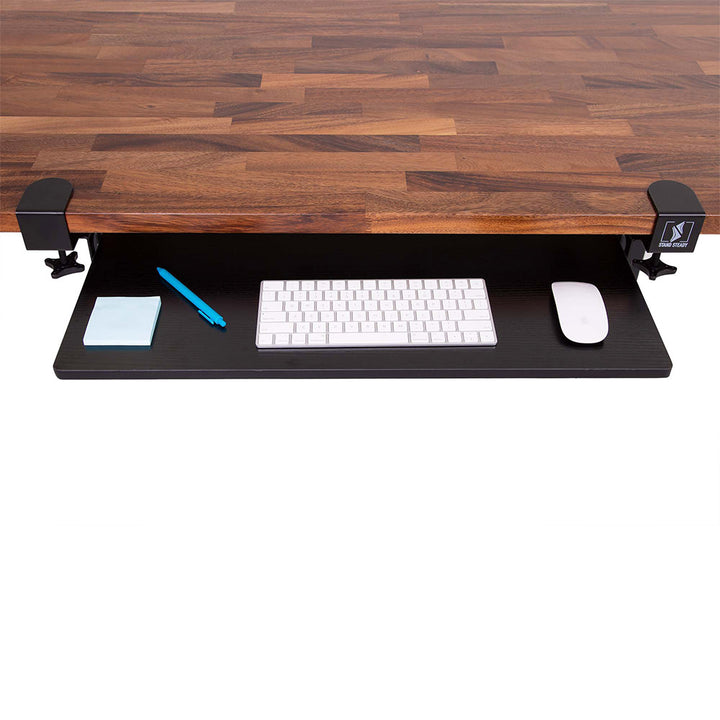 Mount-it! Under Desk Swivel Storage Tray With Mouse Pad