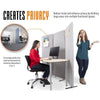 Create privacy and reduce noise with zipping office partitions in any environment